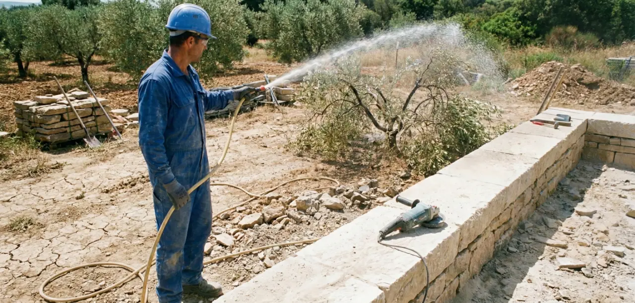 Noyage zone de travail