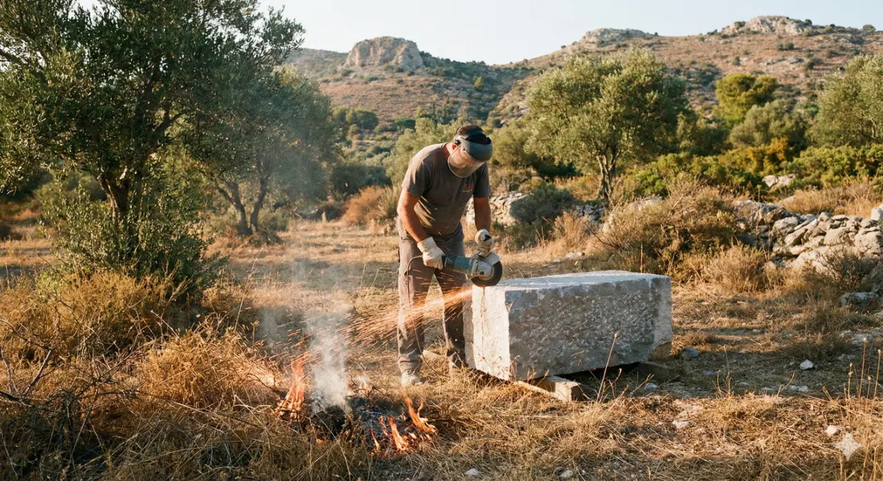 Étincelles travaux extérieur